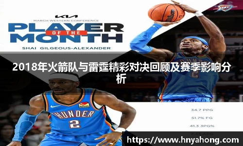 2018年火箭队与雷霆精彩对决回顾及赛季影响分析